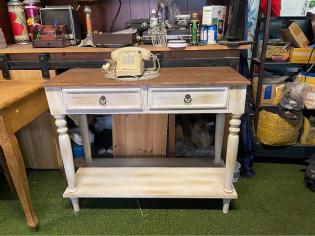Bàn Console Trắng Xước Cafe BG8-06-22