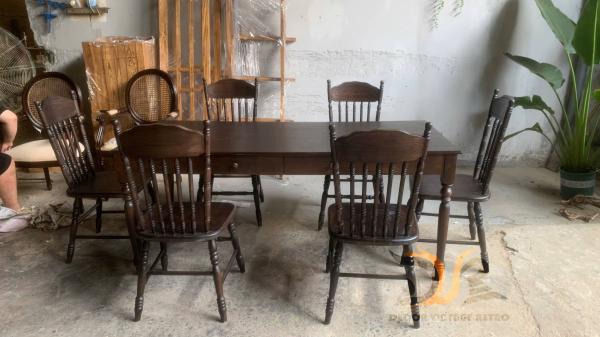 Bàn dài vintage 18-04-25 - Hình mô tả 1