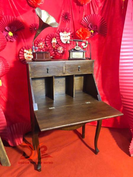 Bàn gỗ phong cách vintage 11-08-24 - Hình mô tả 1