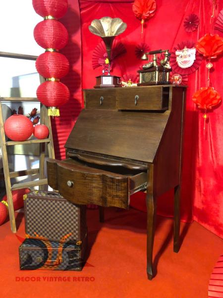Bàn gỗ phong cách vintage 11-08-24 - Hình mô tả 2