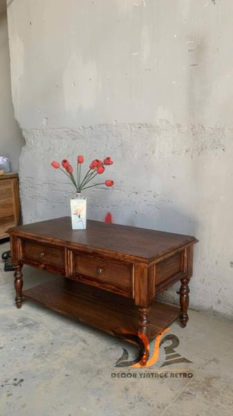 Bàn gỗ sofa tân cổ điển 17-08-25 - Hình mô tả 3
