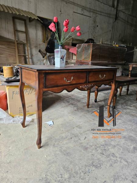 Bàn gỗ vintage 17-03-25 - Hình mô tả 1