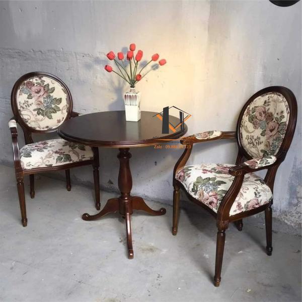 Bàn tròn vintage BG03-11-22 - Hình mô tả 1
