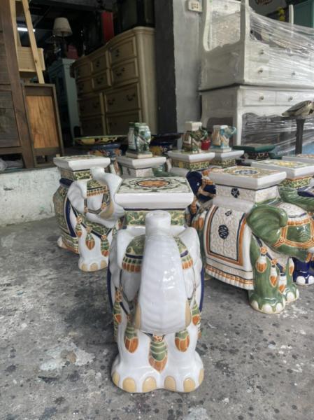 Cặp voi gốm sứ VG5-10-22 - Hình mô tả 1