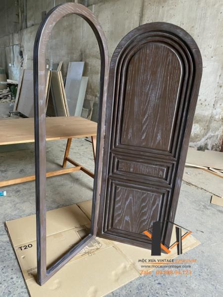 Cửa gỗ decor vintage 06-07-24 - Hình mô tả 1