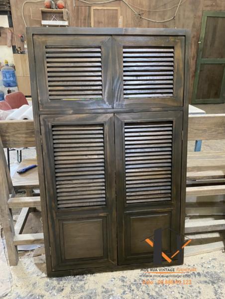 Cửa sổ gỗ decor vintage 07-07-24 - Hình mô tả 1
