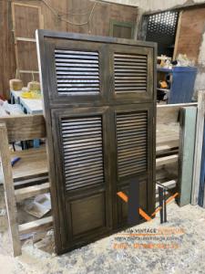 Cửa sổ gỗ decor vintage 07-07-24