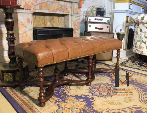 Ghế bench bọc da vintage 10-09-24 - Hình mô tả 2