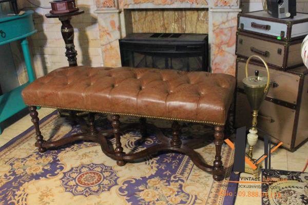 Ghế bench bọc da vintage 10-09-24 - Hình mô tả 3
