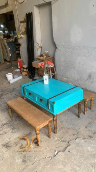Ghế bench mini phong cách vintage 08-08-25 - Hình mô tả 2