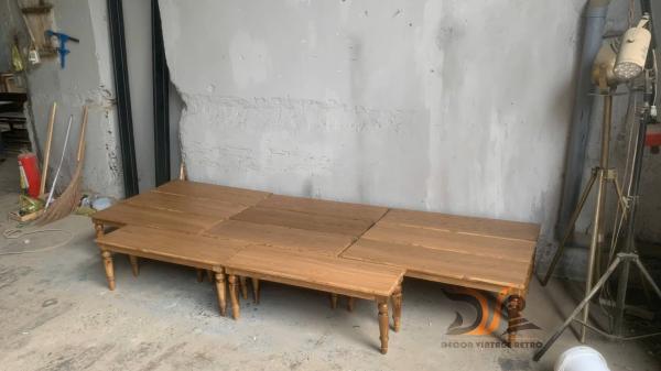 Ghế bench mini phong cách vintage 08-08-25