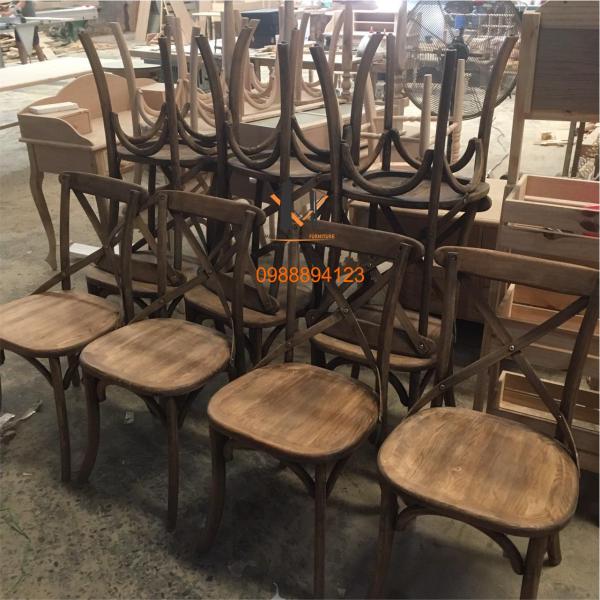 Ghế Bistro sơn lau giả cũ GG29-11-21 - Hình mô tả 2