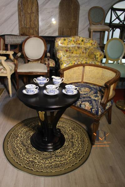 Ghế gỗ vintage lưng mây 26-05-24 - Hình mô tả 2