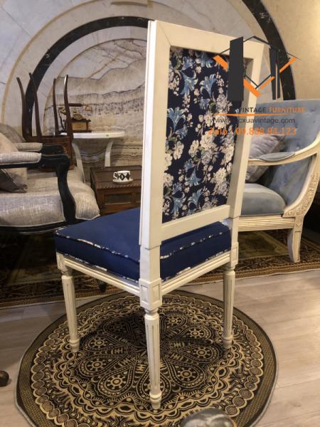 Ghế luois lưng vuông vintage 28-05-24 - Hình mô tả 1