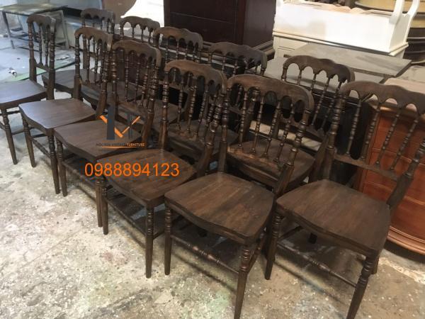 Ghế Napo sơn lau giả cũ 02-09-22 - Hình mô tả 1
