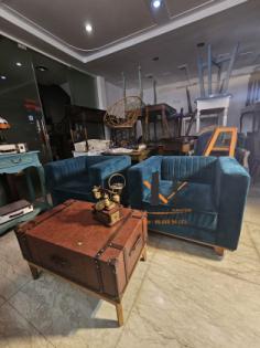 Ghế sofa đơn vintage 03-05-24