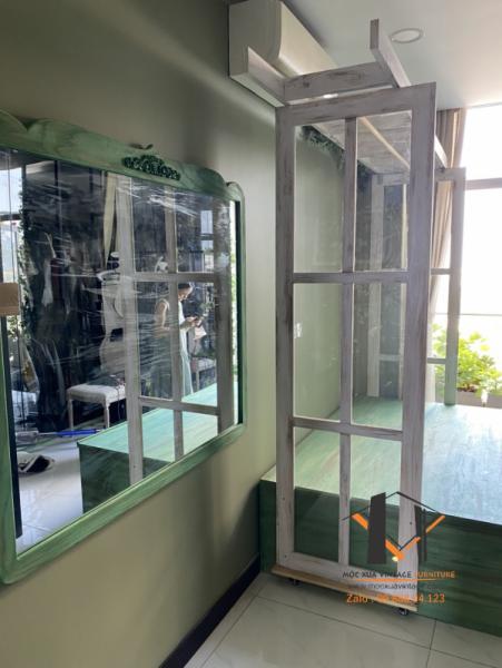 Giường gỗ vitnage 03-07-24 - Hình mô tả 1