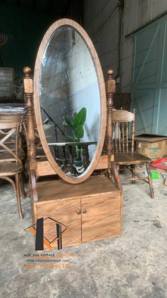 Gương gỗ phong cách vintage 10-04-25
