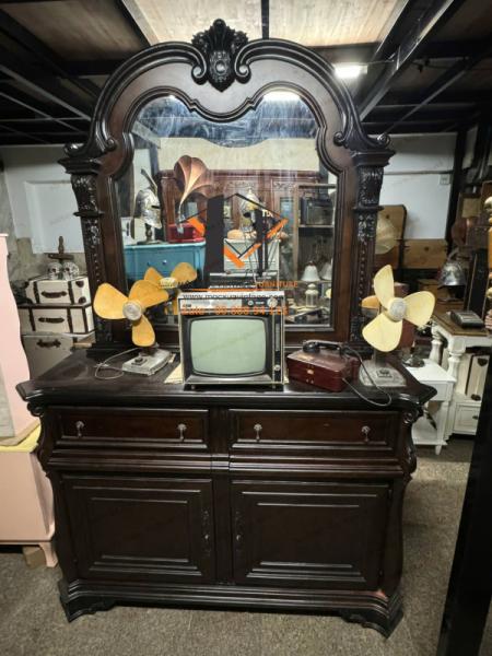 Gương gỗ vintage 03-03-25 - Hình mô tả 1