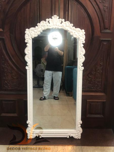 Gương gỗ vintage 03-04-25 - Hình mô tả 1