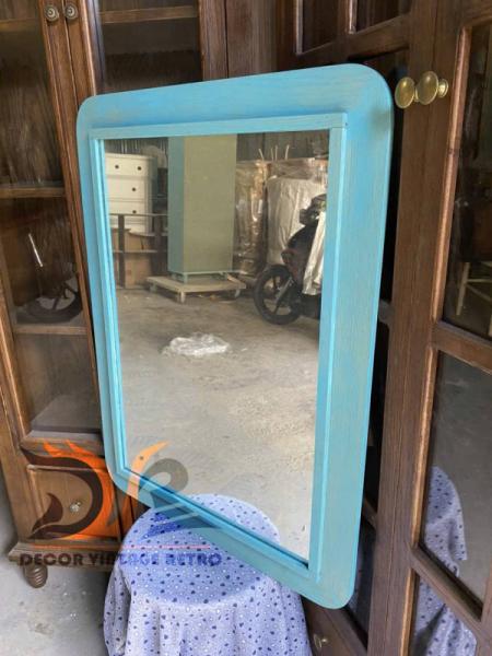 Gương gỗ vintage 14-10-23 - Hình mô tả 1