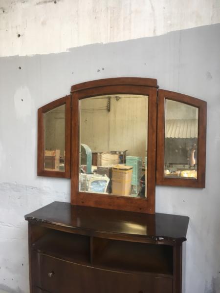 Gương gỗ vintage G34-09-22 - Hình mô tả 1