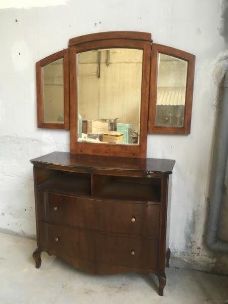 Gương gỗ vintage G34-09-22 - Hình mô tả 2