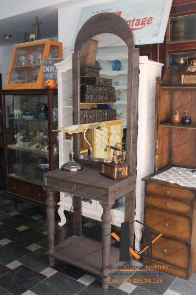 Gương kệ vintage 07-05-25 - Hình mô tả 1