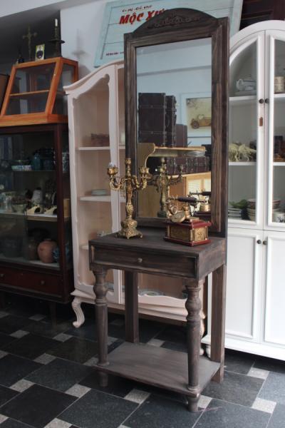 Gương tiệm cắt tóc vintage 03-06-24 - Hình mô tả 1