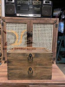 Hộp gỗ vintage HG82-07-22