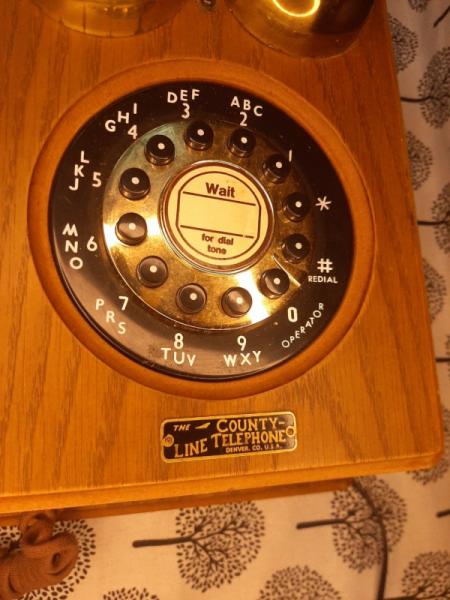 Điện thoại xưa The county line telephone USA - Hình mô tả 3