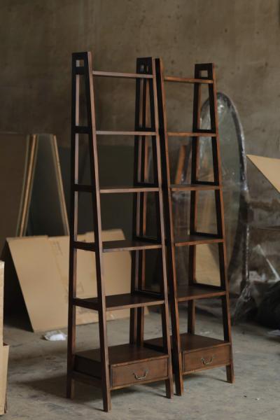 Kệ gỗ nhiều tầng vintage  04-08-24 - Hình mô tả 2