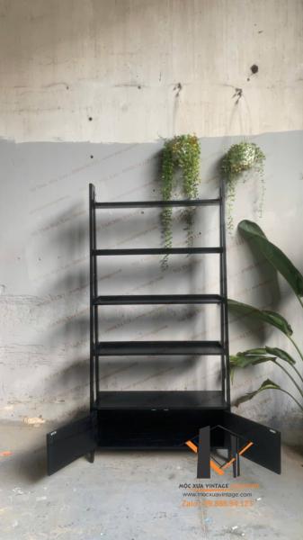 Kệ gỗ nhiều tầng vintage 04-05-25 - Hình mô tả 2