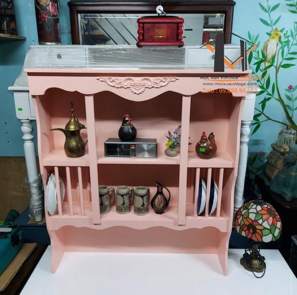 Kệ gỗ trang trí vintage 15-10-23 - Hình mô tả 1
