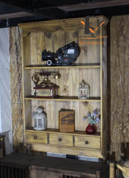 Kệ gỗ vintage 02-04-24 - Hình mô tả 1