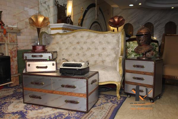 Rương bàn bọc nhôm phay xướt RG 09-07-23 - Hình mô tả 1