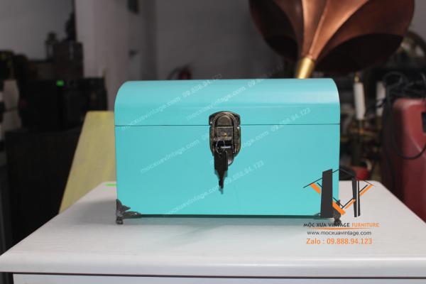 Rương gỗ mini vinage 02-08-24 - Hình mô tả 1
