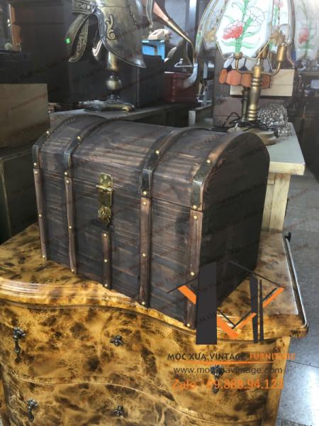 Rương gỗ vintage 02-10-24 - Hình mô tả 2