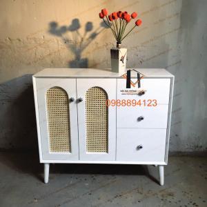 Tủ gỗ  lưới mây TG11-12-22