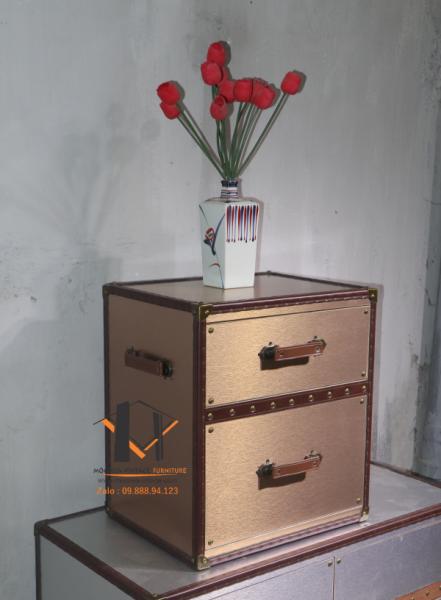 Tủ gỗ bọc nhôm phay xướt 03-07-23 - Hình mô tả 1