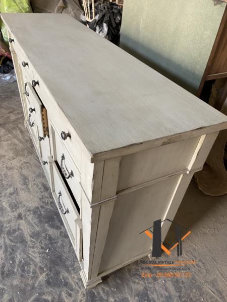 Tủ gỗ giả xướt vintage 04-06-23 (hết) - Hình mô tả 3