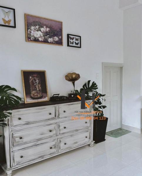 Tủ gỗ giả xướt vintage TG 02-12-23 - Hình mô tả 1
