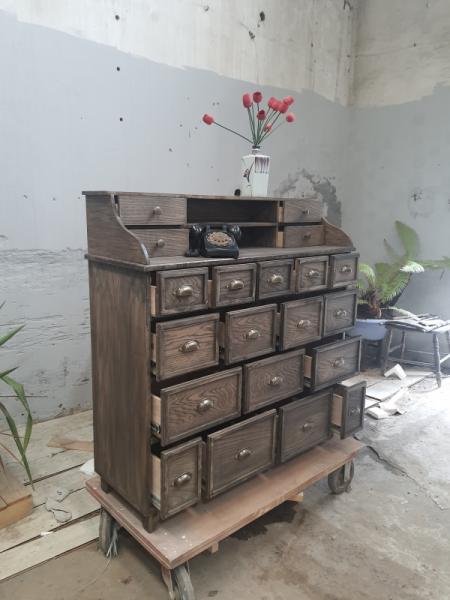 Tủ gỗ Nâu  TG47-07-22 - Hình mô tả 1