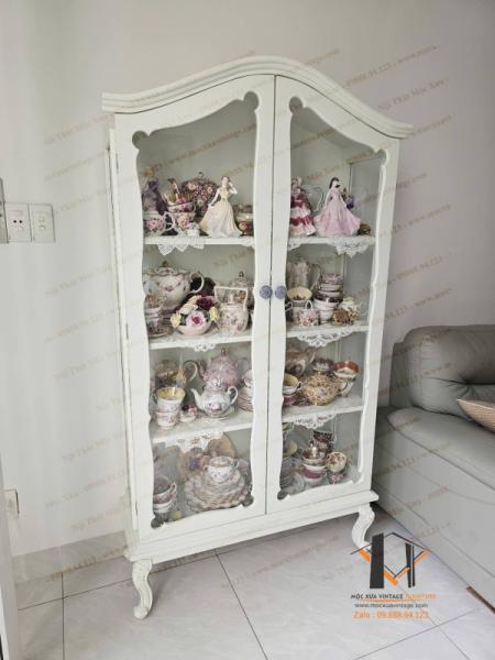 Tủ gỗ trang trí tân cổ điển 06-09-24 - Hình mô tả 3