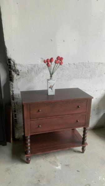 Tủ gỗ trang trí vintage 02-07-25