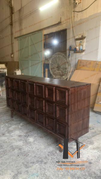 Tủ gỗ trang trí vintage 08-05-25 - Hình mô tả 3