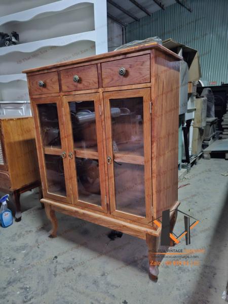 Tủ gỗ trang trí vintage 11-01-25 - Hình mô tả 2