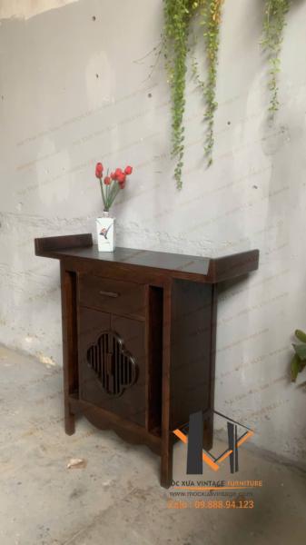 Tủ gỗ trang trí vintage 11-05-25 - Hình mô tả 1
