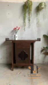 Tủ gỗ trang trí vintage 11-05-25