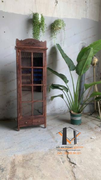 Tủ gỗ trang trí vintage 13-04-25